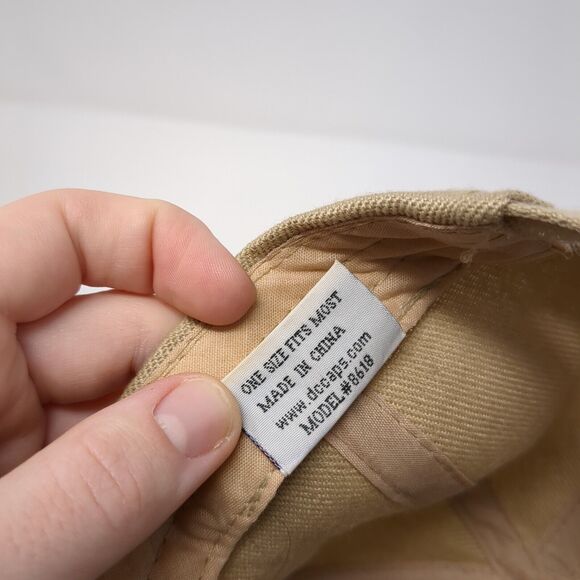 USS Idaho SSN 799 Strapback Hat Tan One Size Adjustable Embroidered 6 Panel - Picture 9 of 9